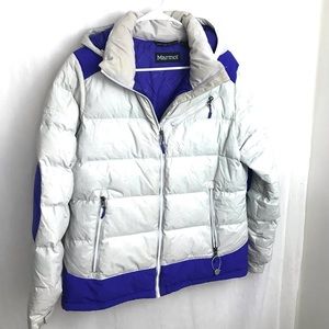 Marmot Women's Ski Jacket - White and Purple